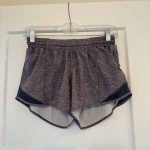 Lululemon Athletica Gray Athletic Shorts Lightweight Elastic Waist